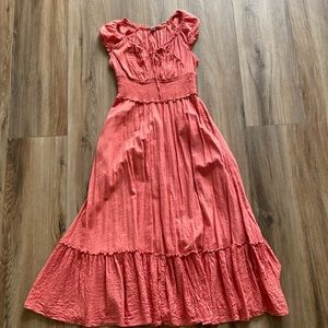 Coral Midi Old Navy dress